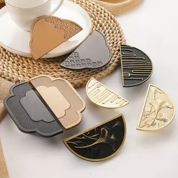 Износостойкая ручка для мебели с двумя отверстиями, декоративная ручка для шкафа, полукруглая ручка для комода style 2