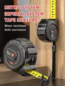 Износостойкая стальная рулетка, измерительные инструменты, антикоррозийная выдвижная линейка, деревообрабатывающая линейка, измерительные инструменты CHINA