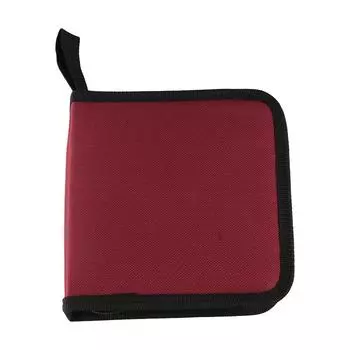 Износостойкая сумка для хранения CD DVD дисков из ткани Оксфорд, чехол для альбома, мужская сумка чёрный