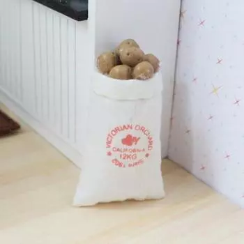 Износостойкая ткань, креативная изысканная деталь, кукольный домик, имитация мини-картофельного мешка