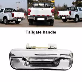 Износостойкая внешняя дверная ручка, портативная сменная ручка задней двери багажника серебристого цвета 8-97293765-2 для Chevrolet Colorado 2004-2011 серебряный