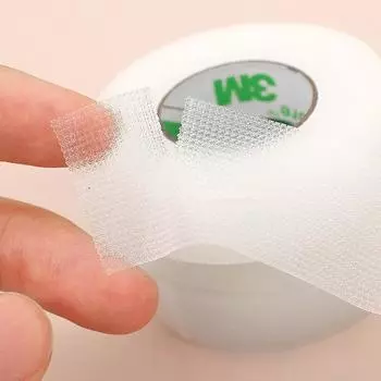 Износостойкая воздухопроницаемая лента, 3M прозрачный ПЭ, сшитый, устойчивый к разрывам, гипоаллергенный, двойная лента для век прозрачный