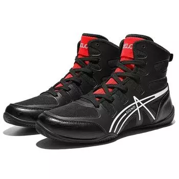 Износостойкие боевые кроссовки мужские боксерские боевые ботинки профессиональная боксерская обувь для мужчин нескользящая борцовская тренировочная обувь 37