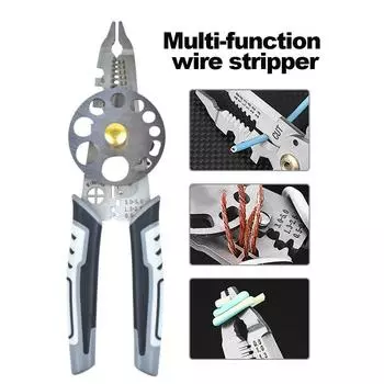 Износостойкие многофункциональные плоскогубцы для зачистки проводов, ручные кусачки для электротехники 1 Pcs