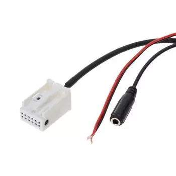 Износостойкий автомобильный аудиокабель 12-контактный AUX-входной провод Bluetooth-совместимый адаптер для 207