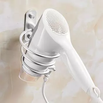 Износостойкий держатель для фена, долговечный спиральный держатель, настенный органайзер для дома Style 1