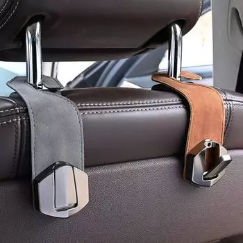 Износостойкий крючок для подголовника автомобильного сиденья, вешалка для автомобиля, крючок-перевертыш для хранения вещей в автомобиле, аксессуары для интерьера серый
