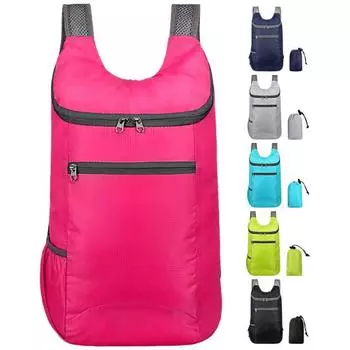 Износостойкий однотонный, полезный, удобный для хранения, дизайн на молнии, уличный рюкзак для езды на велосипеде темно-синий