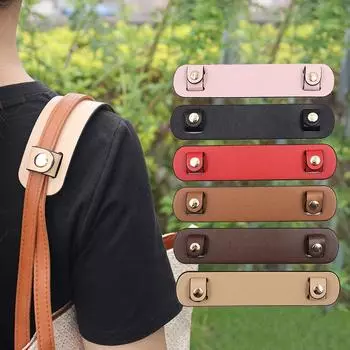 Износостойкий плечевой ремень из искусственной кожи Spot с декомпрессионной подкладкой и ремешком для руки 43*205mm розовый