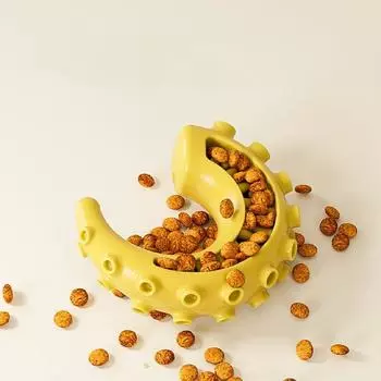 Износостойкий протекающий пищевой шарик, устойчивый к укусам, собачья палочка для скрежетания зубами, игрушка для домашних животных, избавляющая от скуки зелёный