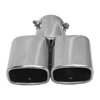 Износостойкий выхлопной наконечник, грязеотталкивающий практичный двойной задний хвост автомобиля для грузовика, антикоррозийный A