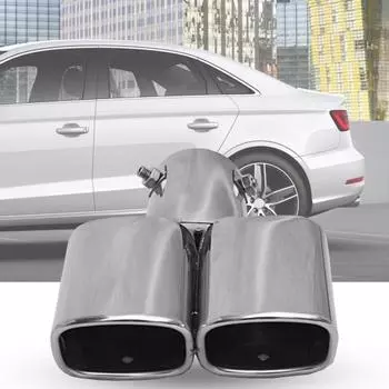 Износостойкий выхлопной наконечник, грязеотталкивающий практичный двойной задний хвост автомобиля для грузовика, антикоррозийный B