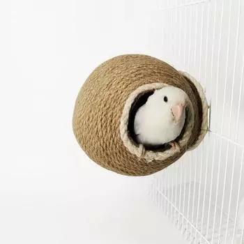 Износостойкое плетеное гнездо для попугаев, устойчивое к укусам, гнездо для разведения попугаев в клетке для птиц Style B