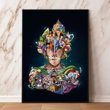 Изображения Персонажей Аниме, Бусины В Виде Дракона, Бета-Плакаты, Игрушки, Подарки На День Рождения, Классическая Мебель Для Комнаты, Настенное Искусство, Искусство 21cm30cm NoFrame