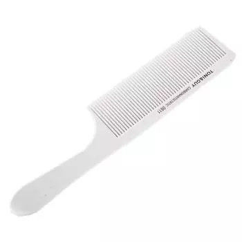 Изогнутая бритва, машинка для стрижки волос, расческа для стрижки, парикмахерская, антистатическая салонная расческа с плоской вершиной A белый