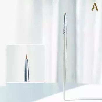 Изогнутая головка кисти для подводки глаз Кисть для макияжа под глазами Слезная борозда для женщин Тонкая подводка Кисть для консилера Прецизионная косметика