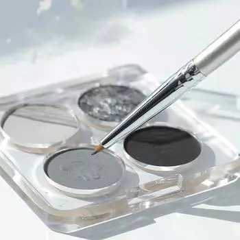 Изогнутая головка кисти для подводки глаз Кисть для макияжа под глазами Слезная борозда для женщин Тонкая подводка Кисть для консилера Прецизионная косметика