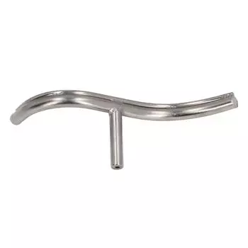 Изогнутая подручная планка для токарного станка 58 дюймов стойка нержавеющая сталь 16 мм держатель подручной планки для токарного станка для деревообработки