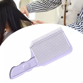 Изогнутая расческа для стрижки, зажим для стрижки, портативная стрижка с выцветанием для парикмахерской