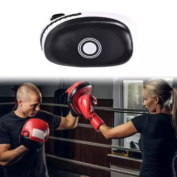 Изогнутая тренировочная ударная площадка из износостойкой искусственной кожи для тайского бокса