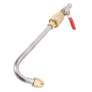 Изогнутая удлинительная насадка для мойки высокого давления с шаровым краном, 14-дюймовый разъем, мойка высокого давления для водосточного желоба