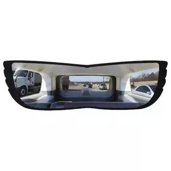 Изогнутое зеркало для слепых зон, овальное стекло HD, широкоугольное зеркало для легковых автомобилей, грузовиков, внедорожников *Великобритания