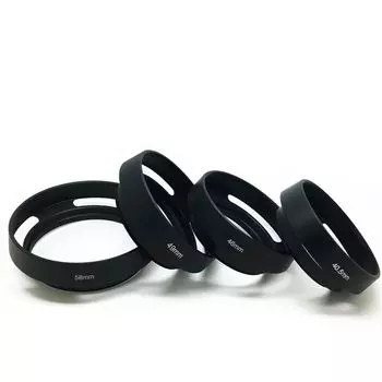 Изогнутые для металлических бленд Lycra, ввинчивающиеся крышки объектива камеры для Fujifilm/Olympus/Pentax 39mm
