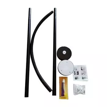 Изогнутый карниз для душевой занавески, выдвижной настенный карниз из нержавеющей стали для ванной комнаты