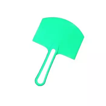 Изогнутый пластиковый шпатель с полой ручкой, скребок для шпатлевки и покраски