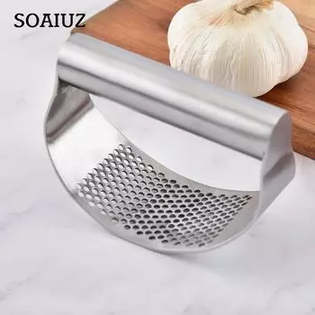 Изогнутый пресс для чеснока Dagu из нержавеющей стали, измельчитель ручной измельчителя имбиря