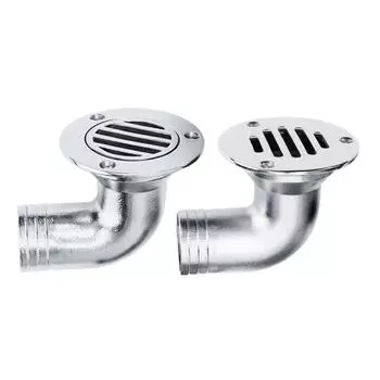 Изогнутый слив для пола, морской яхтенный изгиб, канализационный желоб, морская 316 нержавеющая сталь, яхтенные фитинги C