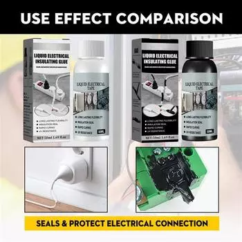 Изолента жидкая изоляционная лента черный изоляционный клей белый изоляционный клей для герметизации изоляции проводов/розеток