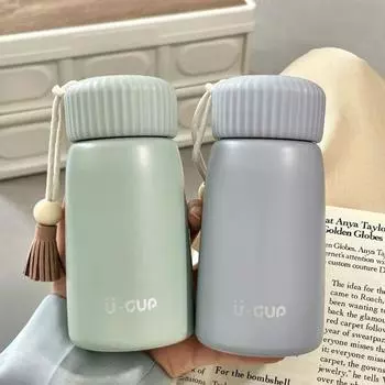 Изолированная чашка для воды 250/400 мл, небольшой портативный термоизоляционный чайник, кофейная кружка, термос 250ml зелёный