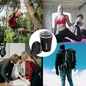 Изолированная кофейная чашка из нержавеющей стали, термокружка, герметичная вакуумная колба для улицы