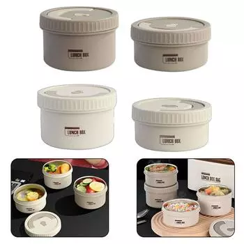 Изолированная коробка Бенто бежевая защита от коррозии предотвращающая утечку C