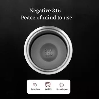 Изолированная кружка из нержавеющей стали 316, большая емкость, изолированная кружка, кружка для путешествий в автомобиле, двухслойный чайник из нержавеющей стали 501-600ml