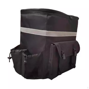 Изолированная сумка для доставки продуктов питания Покупки Износостойкая Портативная для общественного питания Прохладная Термосумка