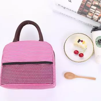 Изолированная сумка для пикника с алюминиевой пленочной подкладкой, переносная сумка для студента синий