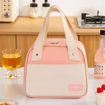 Изолированная сумка-холодильник для переноски легкой холодной пищи, термосумка для улицы бордовый