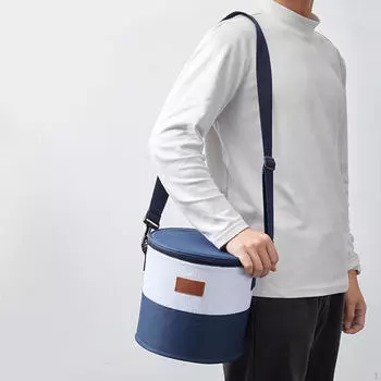 Изолированная сумка-холодильник для пикника на открытом воздухе, ланч-бокс, сумка через плечо для доставки