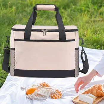 Изолированная сумка-холодильник для пикника на природе, доставки еды на работу S