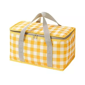 Изолированная сумка-холодильник для пикника с верхом на молнии, многоразовые сумки-холодильники для горячего или холодного, для доставки еды на пляж 3