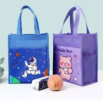 Изолированная термосумка с рисунком, милый холодильник, теплая коробка, портативная сумка для обеда, детская сумка