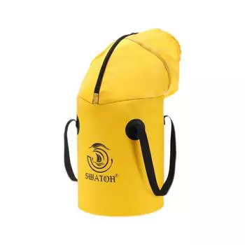 Изолированная ванна для ног, складная сумка для ванны для ног, фумигация и здравоохранение длиной до колена, портативная большая глубина для путешествий домой 28.5x58cm жёлтый