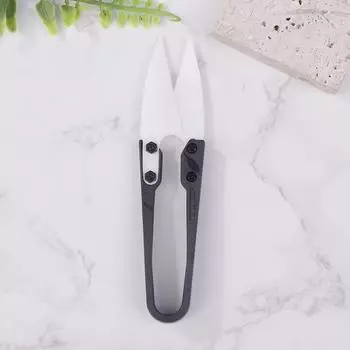 Изолированные черные керамические ножницы U-образные непроводящие антистатические для ремонта аккумуляторов мобильных телефонов безопасные ножницы ручные инструменты