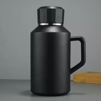 Изолированный чайник из нержавеющей стали 316, спортивный чайник для занятий спортом на открытом воздухе, с разделением чая, интеллектуальный термочувствительный маленький стальной чайник, тушеный с пистолетом 1.5L красный