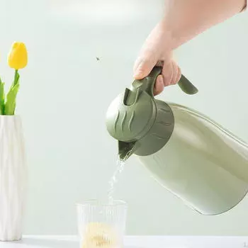 Изолированный кувшин для воды, большой объем для сбора напитков зелёный