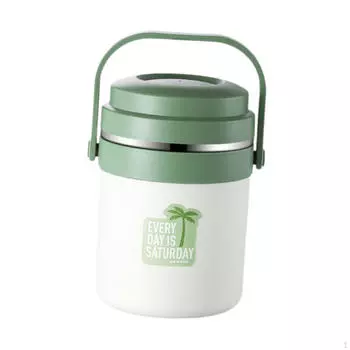 Изолированный ланч-бокс из нержавеющей стали, легкий контейнер большой емкости, многоцелевой для рыбалки