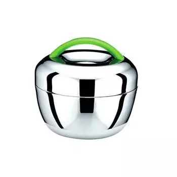 Изолированный ланч-бокс с отсеком для еды, антипригарный круглый ланч-бокс Bento, жестяная банка для офиса, школы, улицы