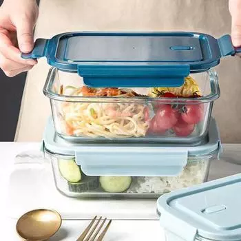 Изолированный ланч-бокс со скрытым выпускным отверстием, силиконовое уплотнительное кольцо, термосумка, устойчивое к высоким температурам стекло для еды розовый